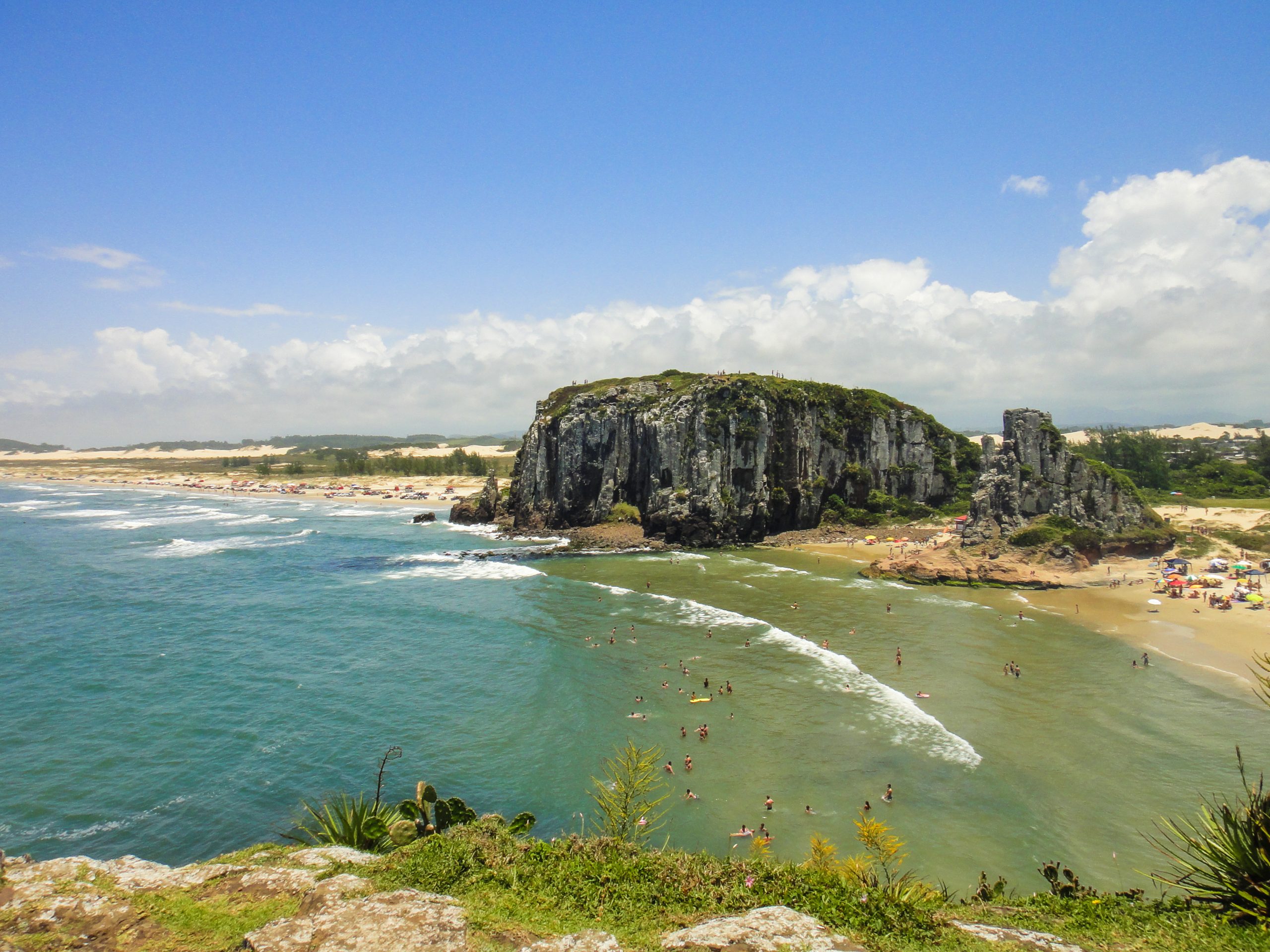 Praia da Guarita, a beach in Torres - Rio Grande do Sul - Brazil