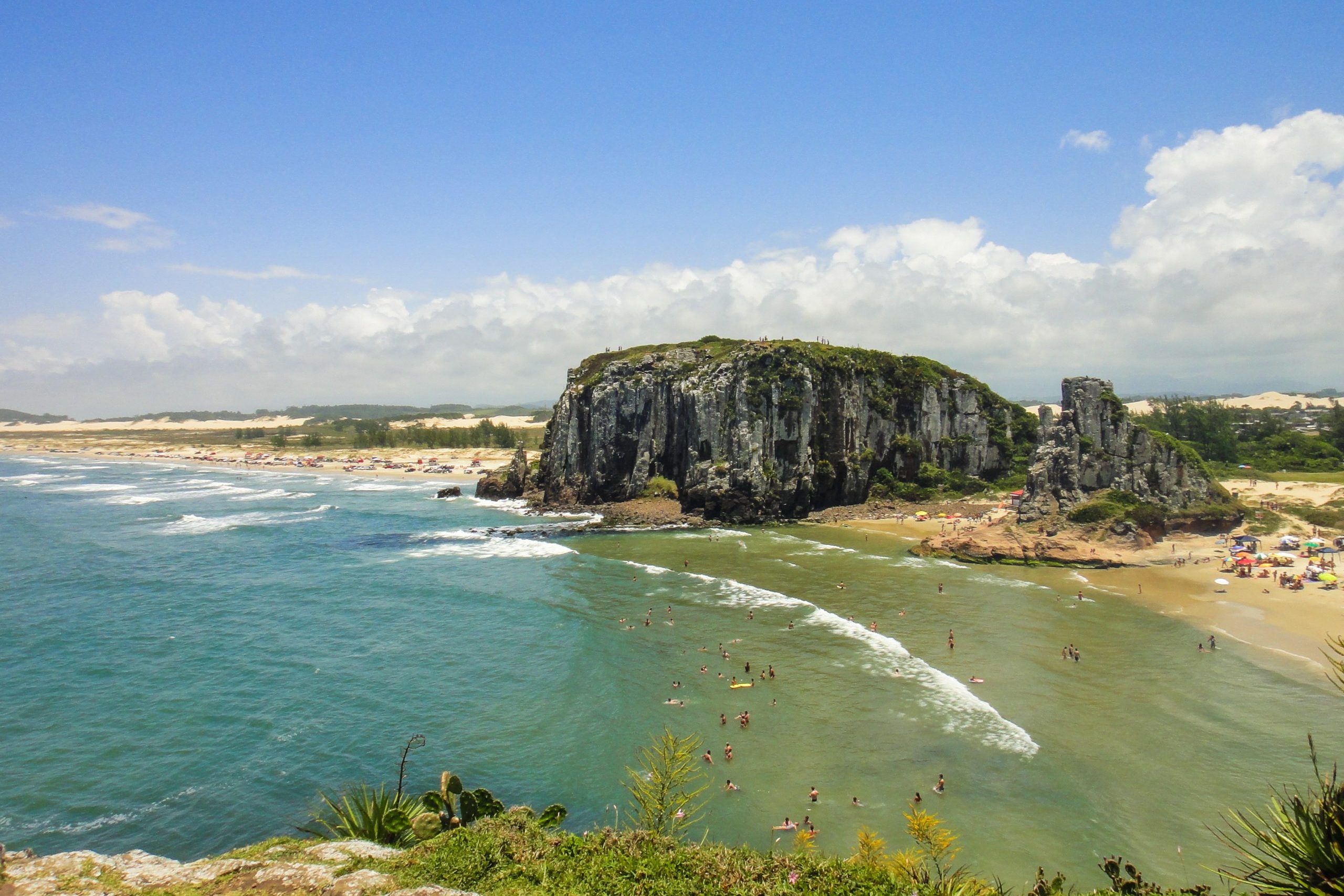 Praia da Guarita, a beach in Torres - Rio Grande do Sul - Brazil